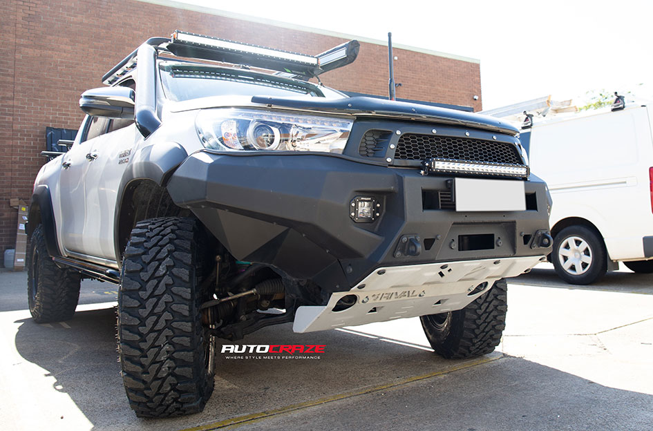TOYOTA HILUX KMC GRS SATIN BLACK