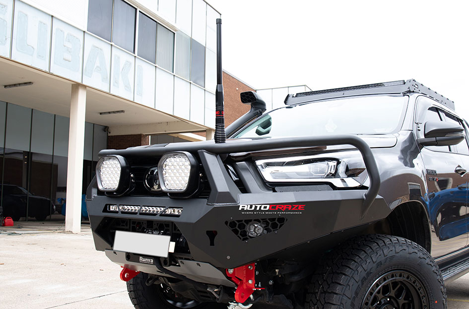 TOYOTA HILUX KMC GRS SATIN BLACK
