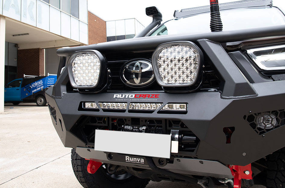 TOYOTA HILUX KMC GRS SATIN BLACK