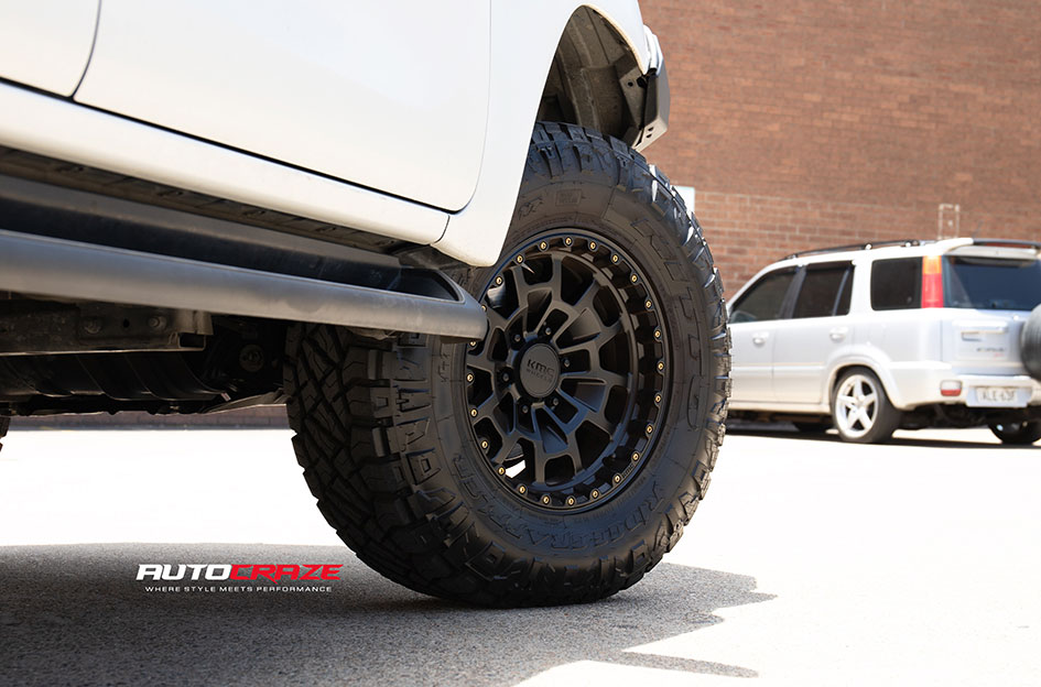TOYOTA HILUX KMC SUMMIT SATIN BLACK