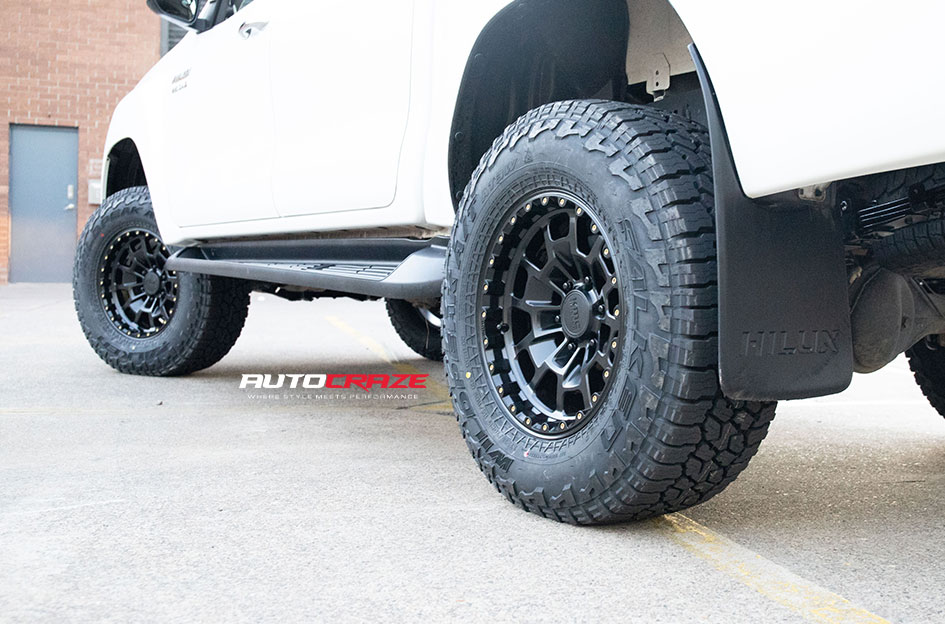 TOYOTA HILUX KMC SUMMIT SATIN BLACK
