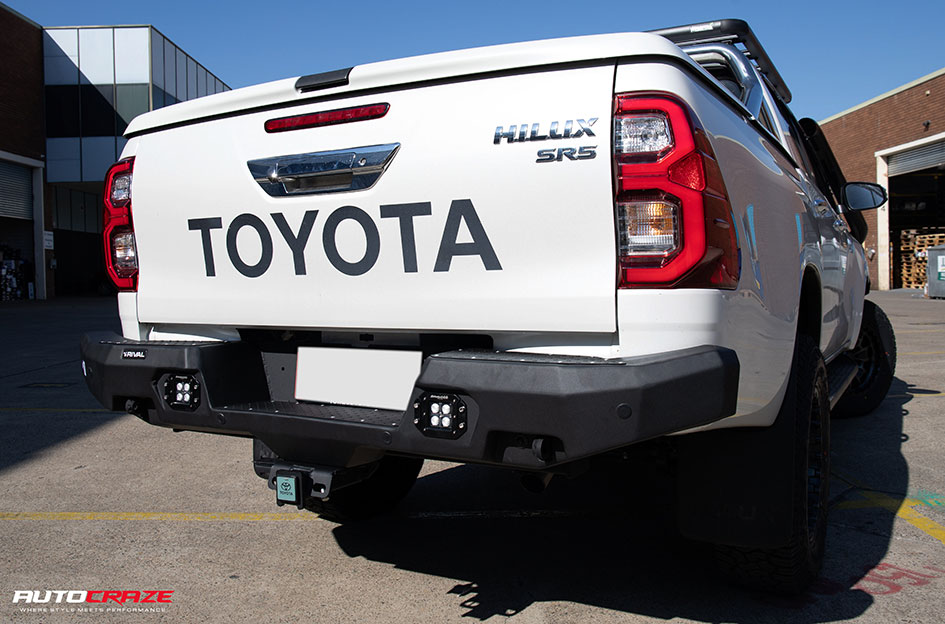 TOYOTA HILUX KMC SUMMIT SATIN BLACK GRAY TINT