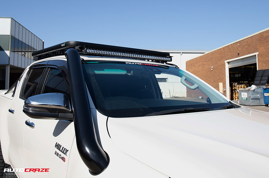 TOYOTA HILUX KMC SUMMIT SATIN BLACK GRAY TINT