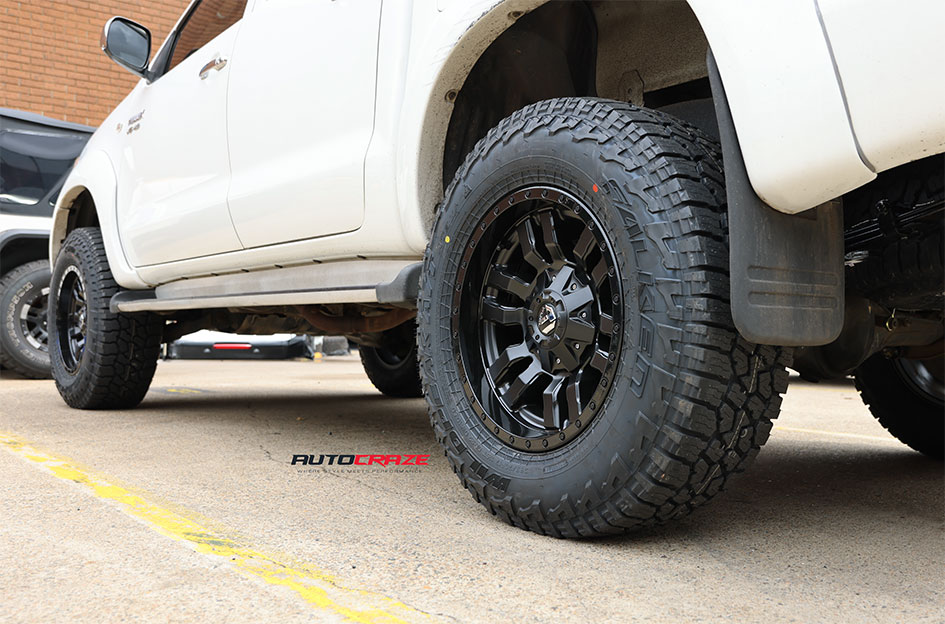TOYOTA HILUX N70 FUEL SLEDGE MATTE BLACK