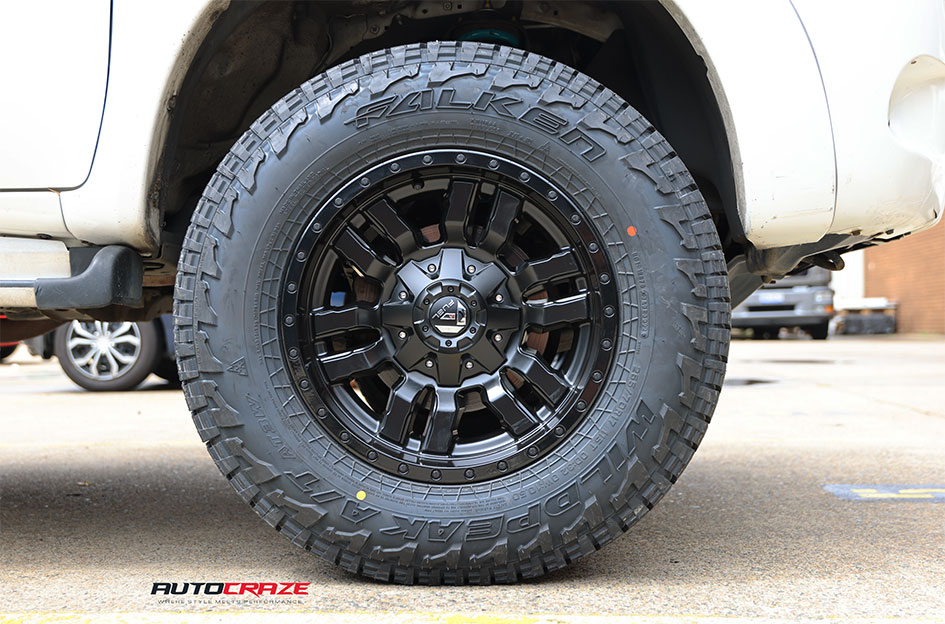 TOYOTA HILUX N70 FUEL SLEDGE MATTE BLACK