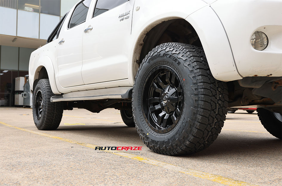 TOYOTA HILUX N70 FUEL SLEDGE MATTE BLACK