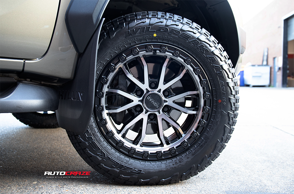 TOYOTA HILUX NOMAD N133 GLOSS BLACK DARK TINT