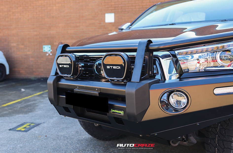 TOYOTA HILUX NOMAD N133 SILVER MACHINED FACE 