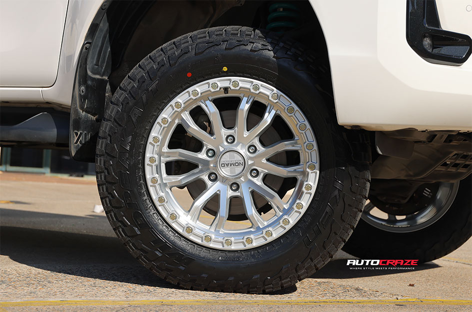 TOYOTA HILUX NOMAD N133 SILVER MACHINED FACE