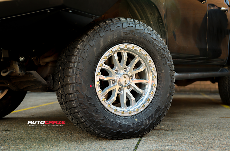 TOYOTA HILUX NOMAD N133 SILVER MACHINED FACE 