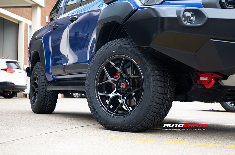 TOYOTA HILUX RUGGED X NOMAD SABBATH GREY TINTED FACE