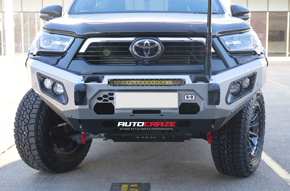 TOYOTA HILUX FUEL PISTON MATTE GUNMETAL W/ GLOSS BLACK LIP