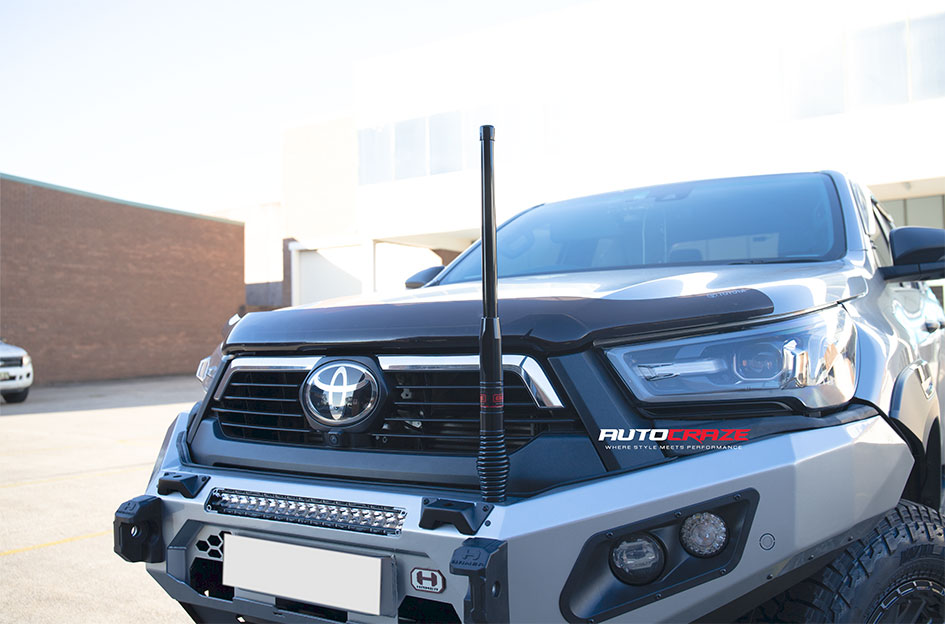 TOYOTA HILUX FUEL PISTON MATTE GUNMETAL W/ GLOSS BLACK LIP