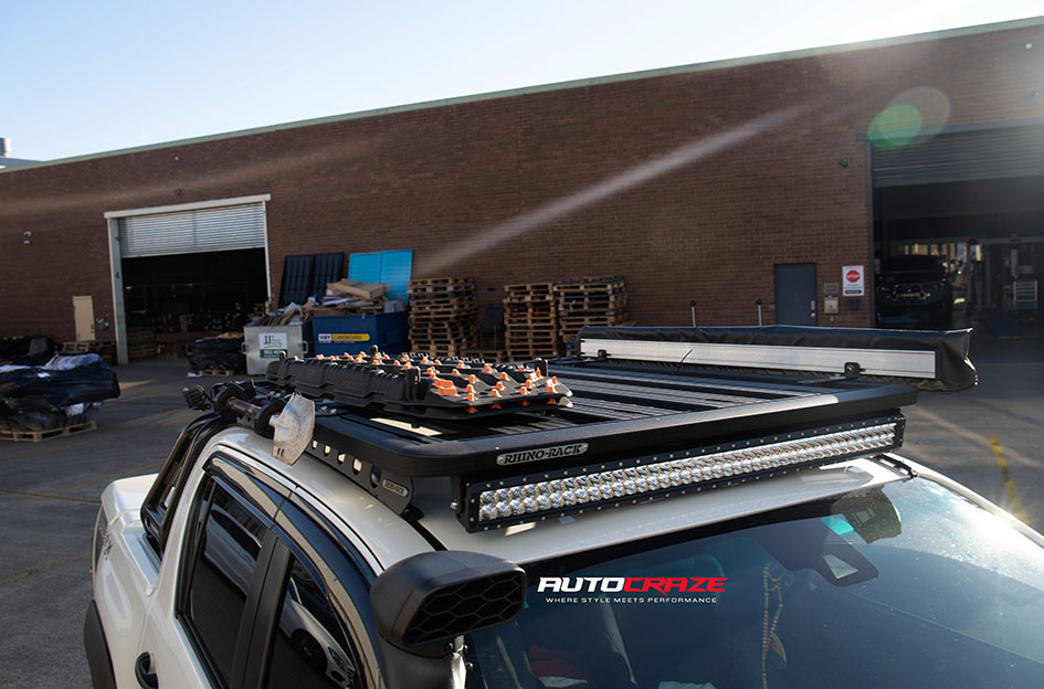 TOYOTA HILUX RUGGED X KMC SUMMIT SATIN BLACK