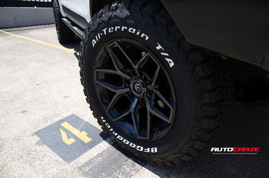 TOYOTA HILUX RUGGED X FUEL FLUX GLOSS BLACK GREY TINT