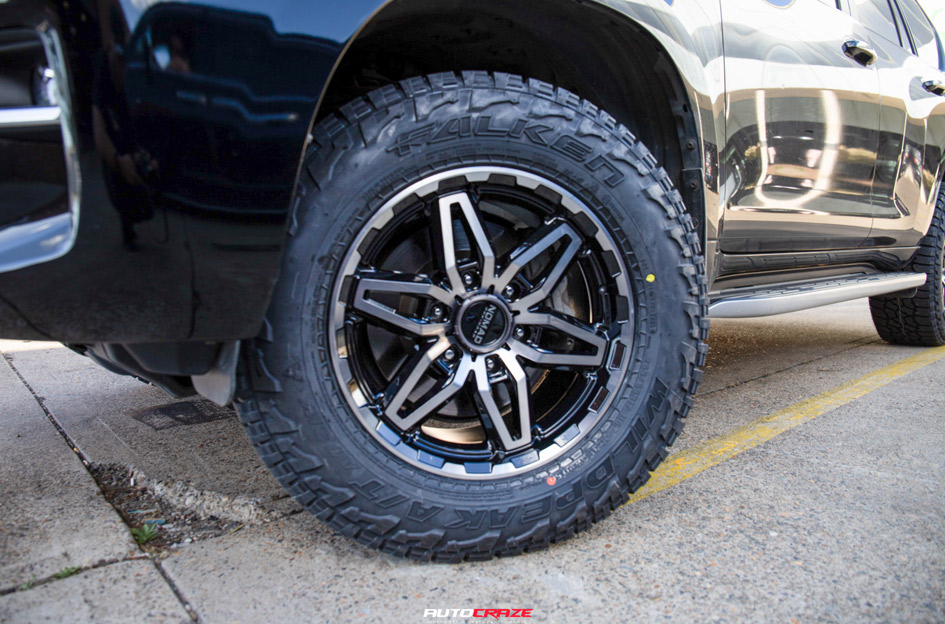 TOYOTA LAND CRUISER PRADO 150 SERIES NOMAD N232 GLOSS BLACK DARK TINT