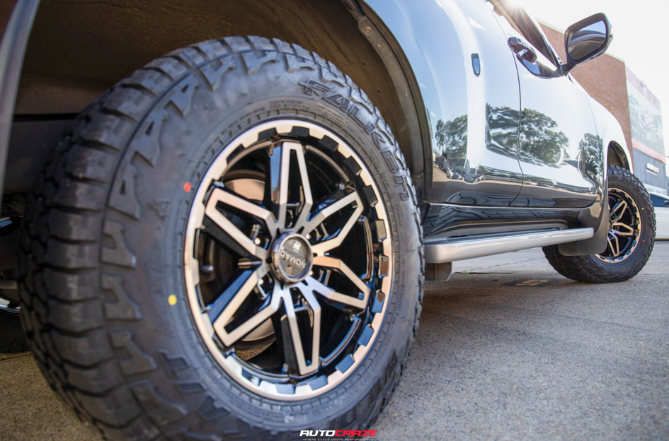TOYOTA LAND CRUISER PRADO 150 SERIES NOMAD N232 GLOSS BLACK DARK TINT