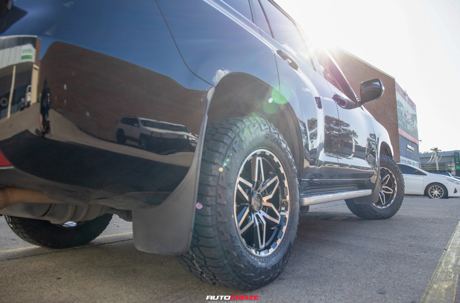 TOYOTA LAND CRUISER PRADO 150 SERIES NOMAD N232 GLOSS BLACK DARK TINT
