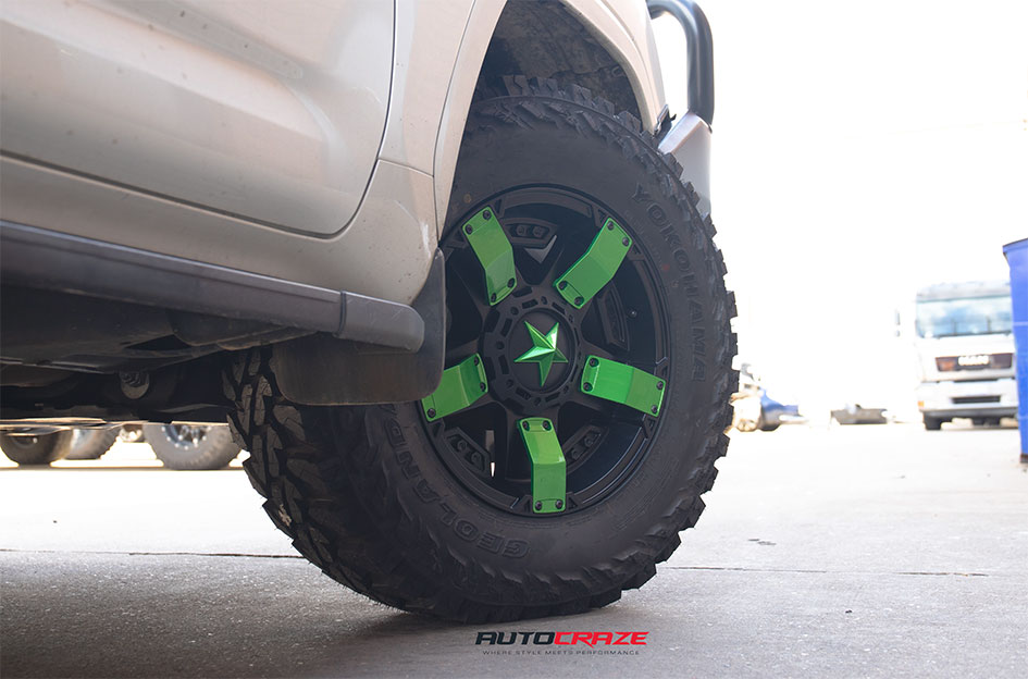 TOYOTA LANDCRUISER 300 SERIES KMC ROCKSTAR XD 2 MATTE BLACK