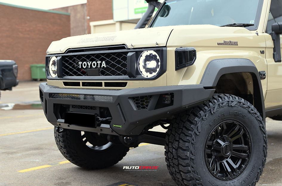 TOYOTA LANDCRUISER 70 SERIES ROH VAPOUR MATTE BLACK