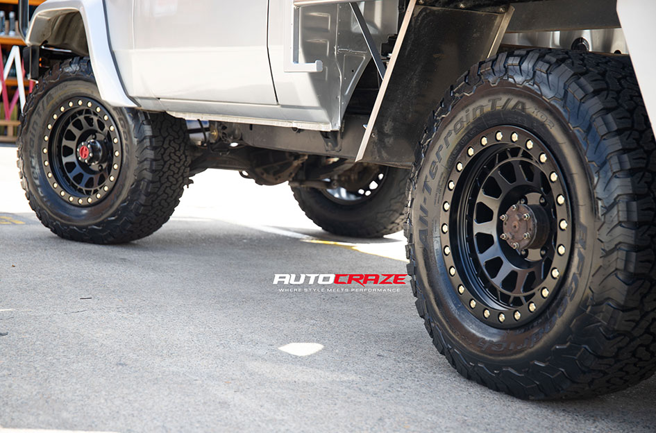 TOYOTA LANDCRUISER 70 SERIES BLACK RHINO PRIMM MATTE BLACK 