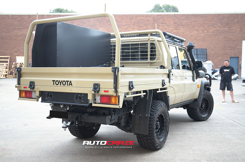 TOYOTA LANDCRUISER 79 SERIES ROH ASSAULT MATT BLACK 