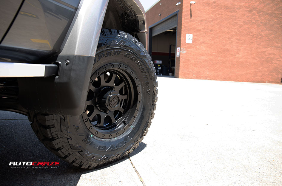 TOYOTA LANDCRUISER 70 SERIES KING HURRICANE SATIN BLACK 