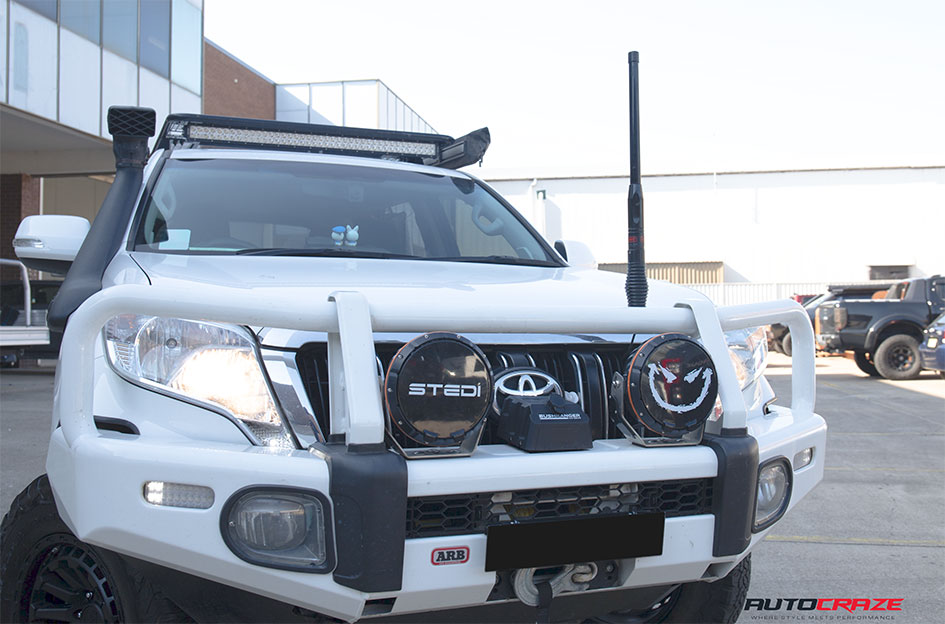 TOYOTA LANDCRUISER PRADO BLACK RHINO RAID MATTE BLACK