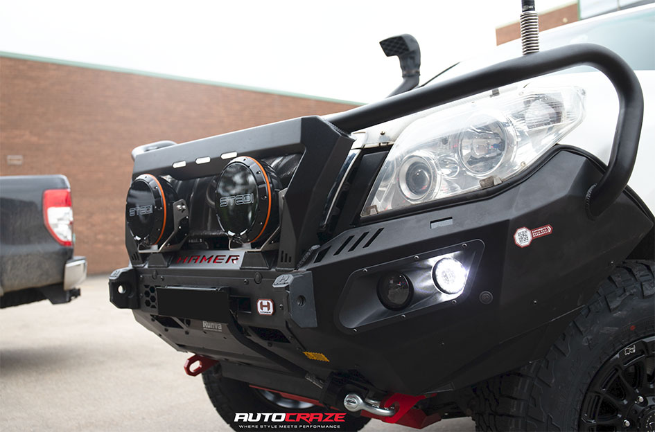 TOYOTA LANDCRUISER PRADO BLACK RHINO RIVAL MATTE BLACK W/ GLOSS BLACK LIP 
