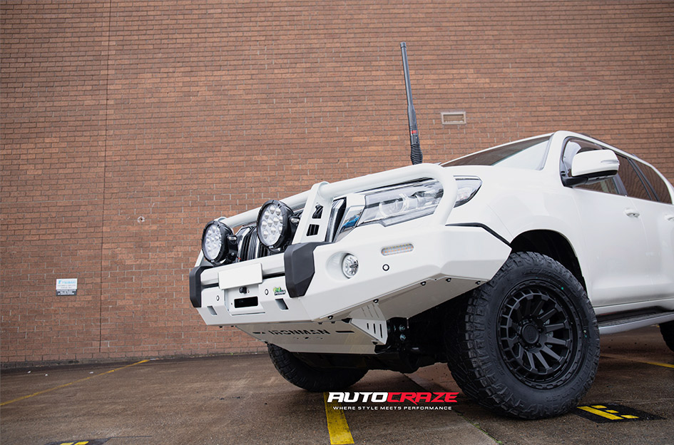TOYOTA LANDCRUISER PRADO BLACK RHINO RAID MATTE BLACK