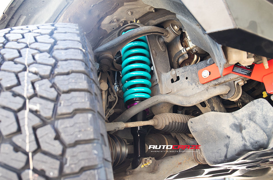 TOYOTA LANDCRUISER PRADO FUEL COVERT CANDY RED