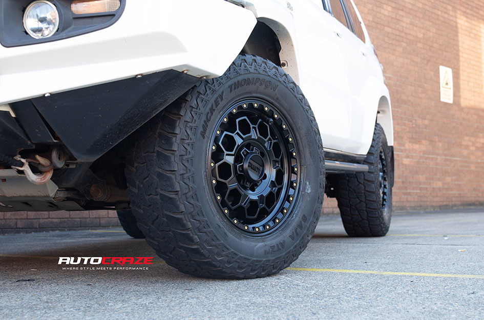TOYOTA LANDCRUISER PRADO KMC TREK SATIN BLACK