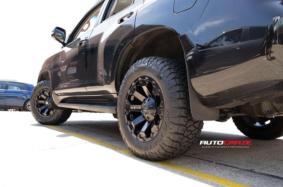 TOYOTA LANDCRUISER PRADO KING AMBUSH SATIN BLACK