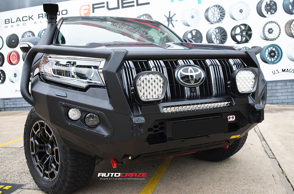 TOYOTA LANDCRUISER PRADO NOMAD N162 GLOSS BLACK DARK TINT
