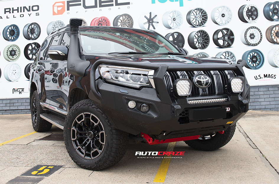 TOYOTA LANDCRUISER PRADO NOMAD N162 GLOSS BLACK DARK TINT