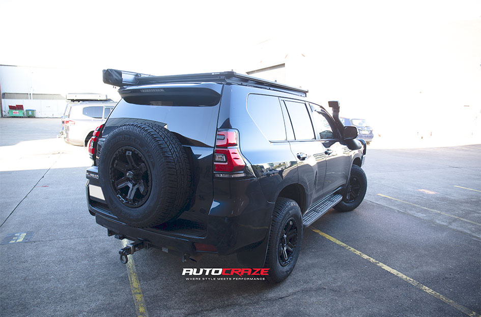 TOYOTA LANDCRUISER PRADO ROH ROCK 6 MATT BLACK 