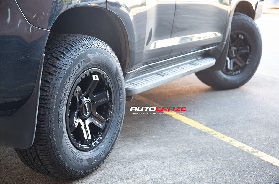 TOYOTA LANDCRUISER PRADO ROH ROCK 6 MATT BLACK 