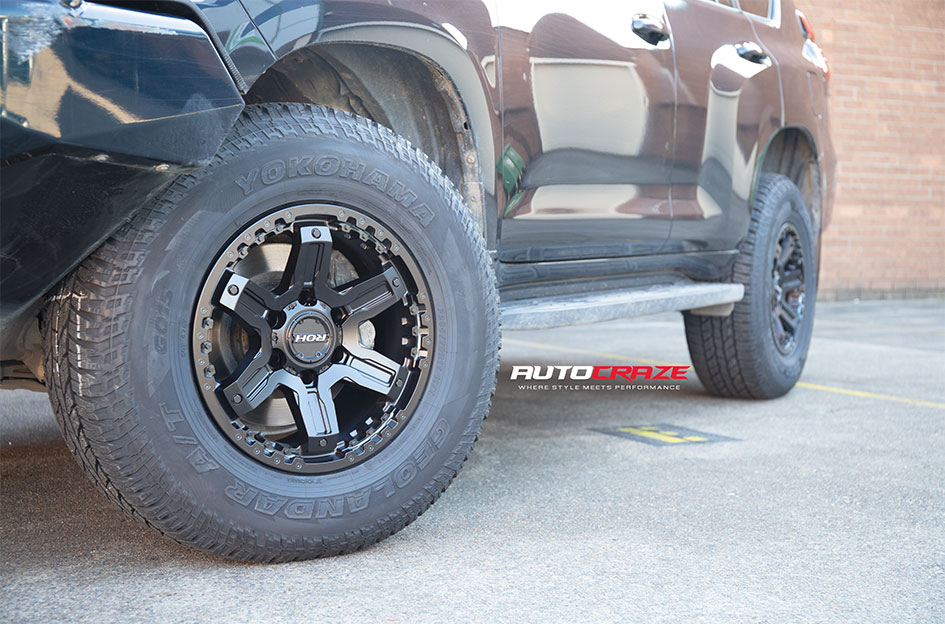 TOYOTA LANDCRUISER PRADO ROH ROCK 6 MATT BLACK 