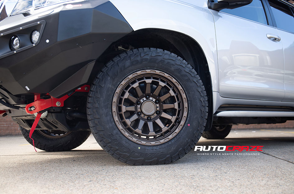 TOYOTA LANDCRUISER PRADO BLACK RHINO RAID BRONZE 