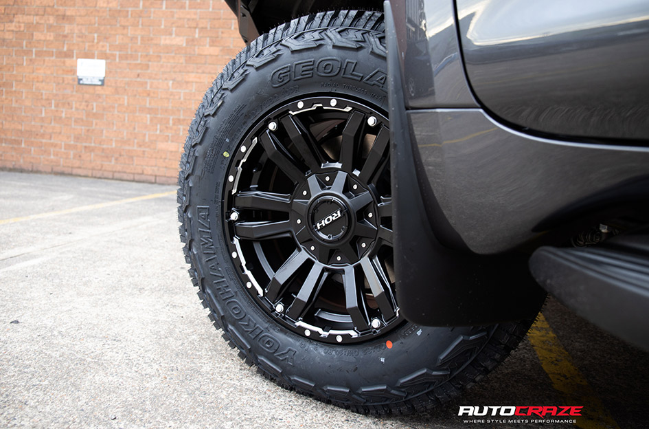 TOYOTA LANDCRUISER PRADO ROH VAPOUR MATT BLACK W/SILVER BOLTS 