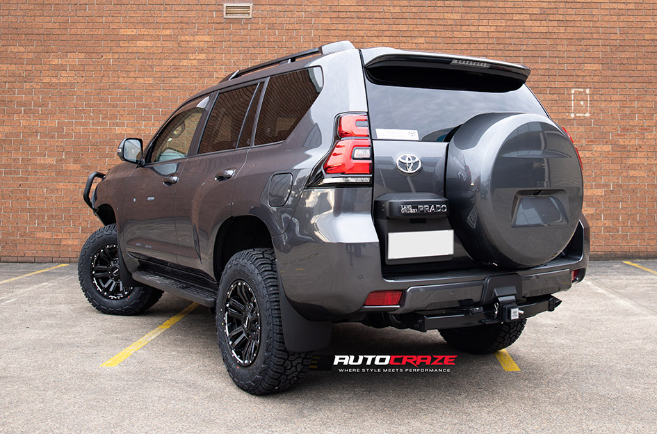 TOYOTA LANDCRUISER PRADO ROH VAPOUR MATT BLACK W/SILVER BOLTS 