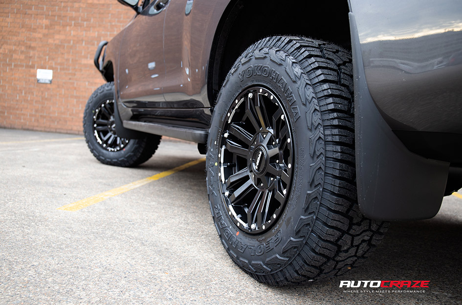 TOYOTA LANDCRUISER PRADO ROH VAPOUR MATT BLACK W/SILVER BOLTS 