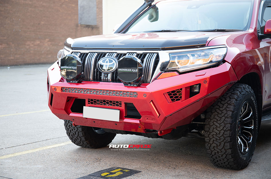 TOYOTA LANDCRUISER PRADO SIMMONS MAX X09 MATTE BLACK MILLED