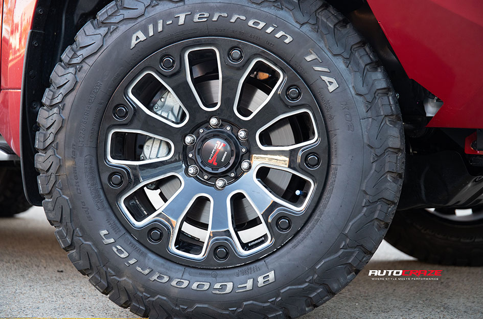 TOYOTA LANDCRUISER PRADO SIMMONS MAX X09 MATTE BLACK MILLED