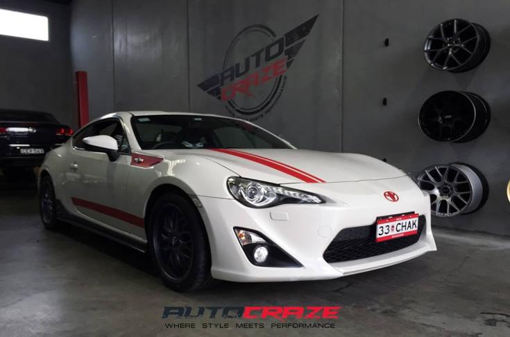 TOYOTA 86 CHEETAH SPORTS BLACK SUEDE