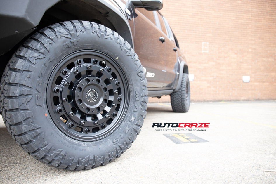 VOLKSWAGEN AMAROK BLACK RHINO ARSENAL MATTE BLACK