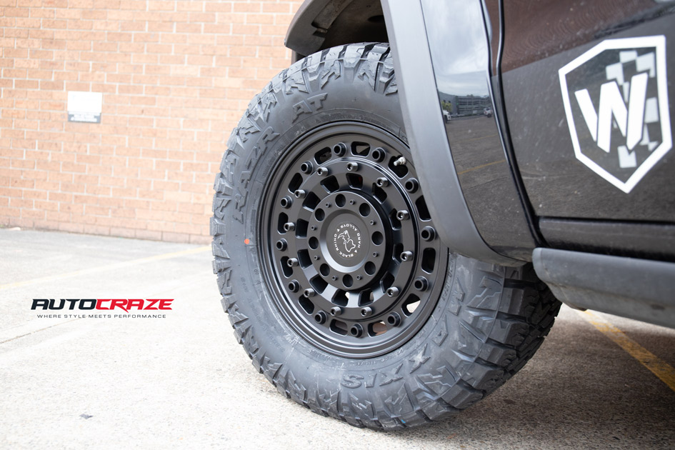 VOLKSWAGEN AMAROK BLACK RHINO ARSENAL MATTE BLACK