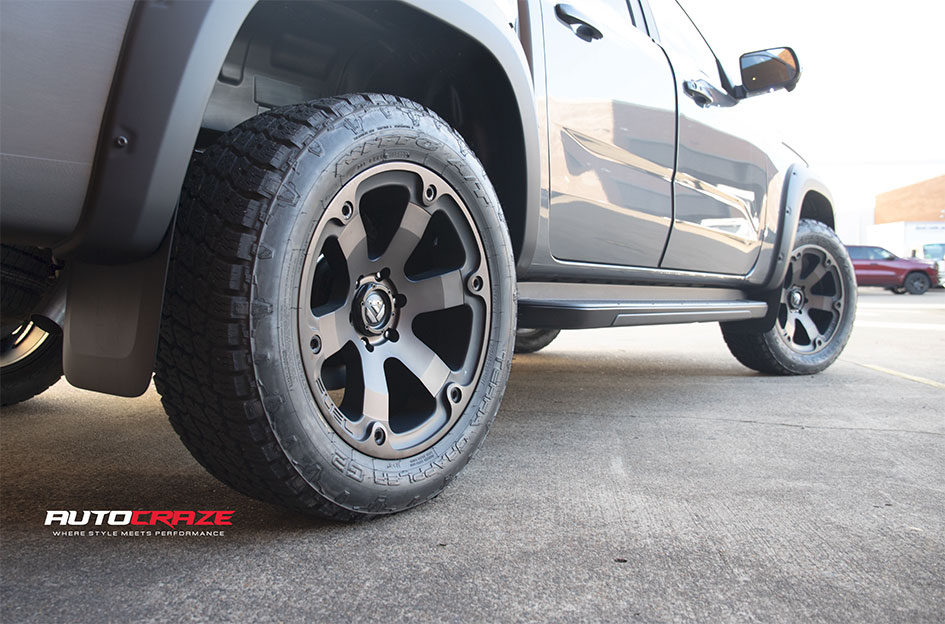 VOLKSWAGEN AMAROK NEXT GEN FUEL BEAST BLACK & MACHINED WITH DARK TINT