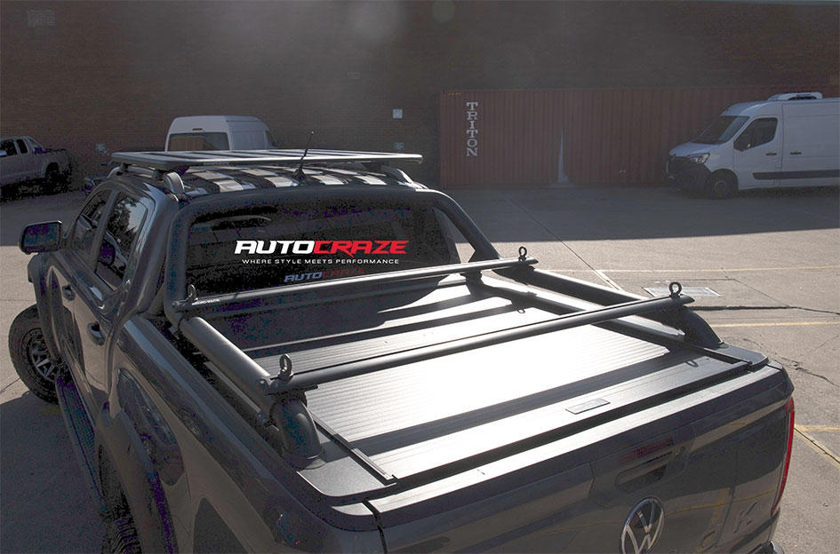 VOLKSWAGEN AMAROK NEXT GEN FUEL COVERT MATTE GUN METAL BLACK RING