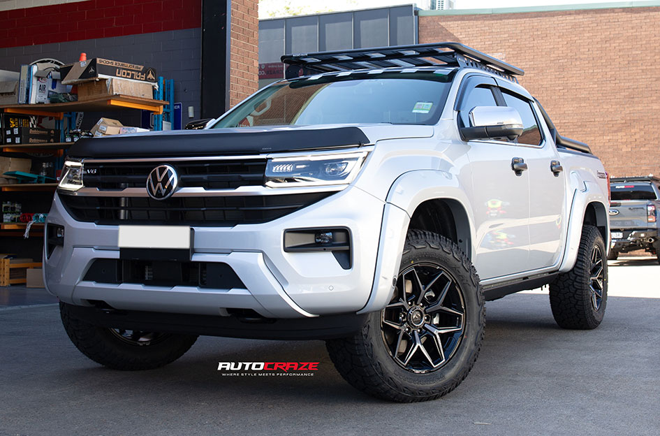 VOLKSWAGEN AMAROK NEXT GEN FUEL FLUX GLOSS BLACK GREY TINT
